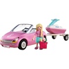 image:imagePlaymobilBarbie xBarbie ConvertibleConvertible Car with Trailer amp Jet SkiVehicle amp Water FunCreative Playset for Children Aged472123